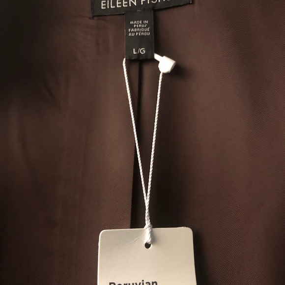 ❌SOLD❌NWT EILEEN FISHER Casis Peruvian Alpaca Suri Coat - Picture 7 of 11